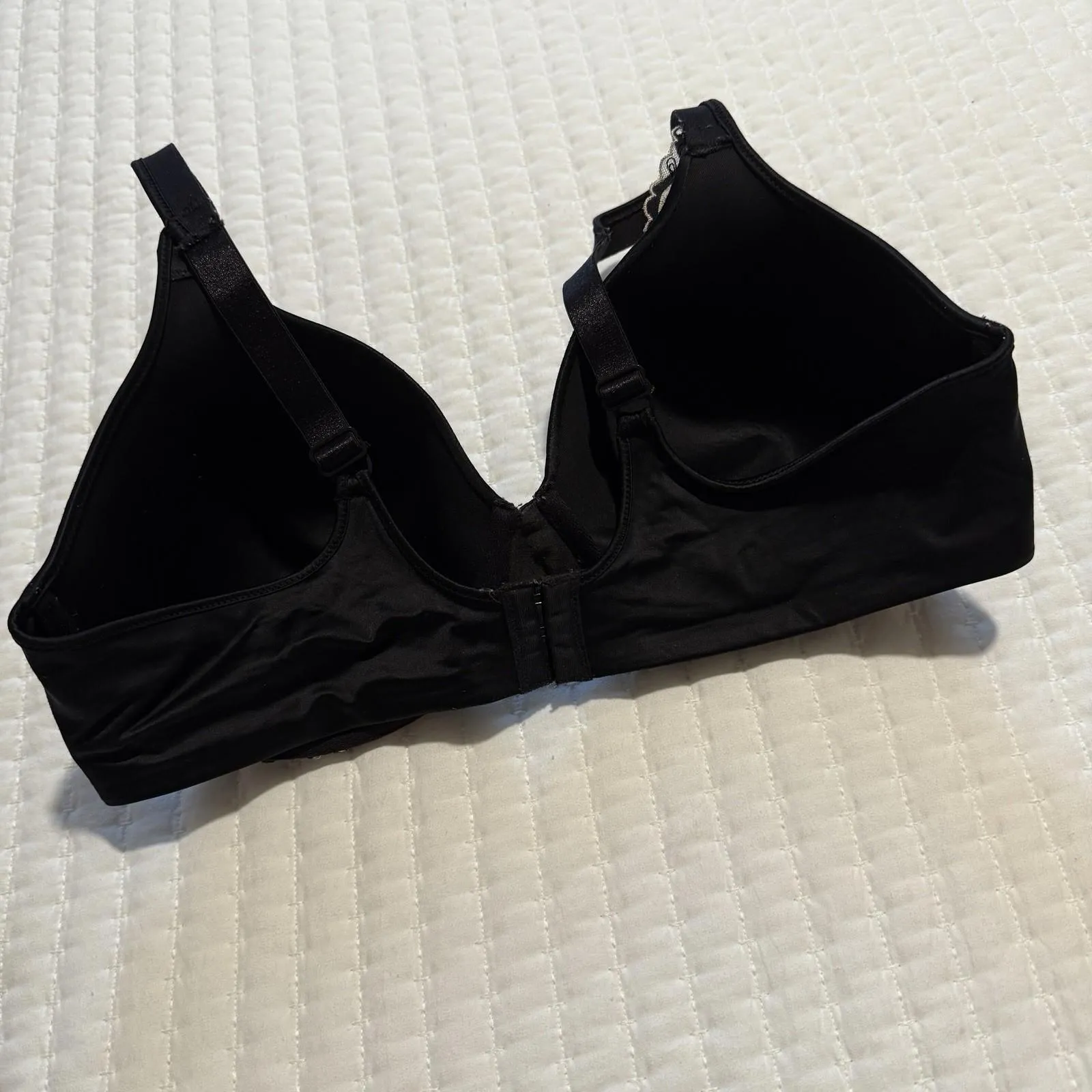 Bali Lined Light Boost Pad Black With Lace 40D Style 3468 Underwire Size undefined - Image 9