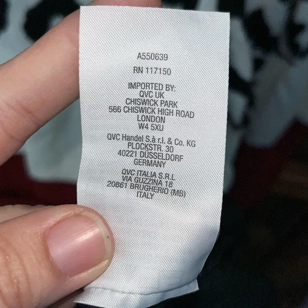 Belle by Kim Gravel Women’s Animal Color Block Sweater 28” P2P Black Size 3X - Image 6