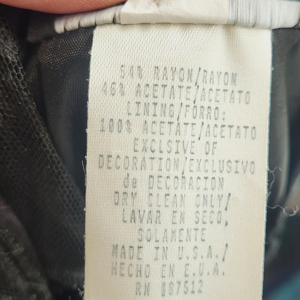 Up beat Vintage Lightweight Lace Back Maxi Perfect Little Black Dress Sz 11 - Image 15