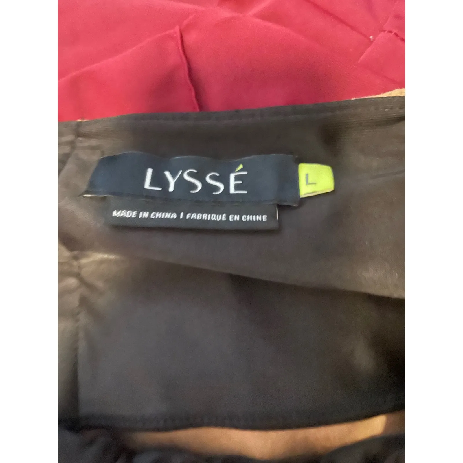 Lysse Faux Suede Leggings Womens Large Tan Brown Pull On Pants large - Image 3