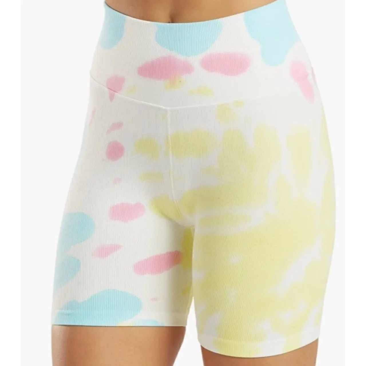 Spiritual Gangster X Revolve Biker Shorts in sunburst tie dye size XS/S - Image 3