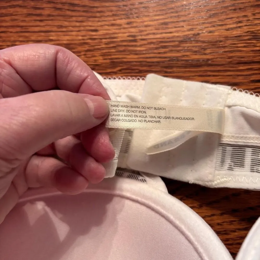 Lucky Brand Bra Womens 38D Cream Underwire Lined Adjustable - Image 6