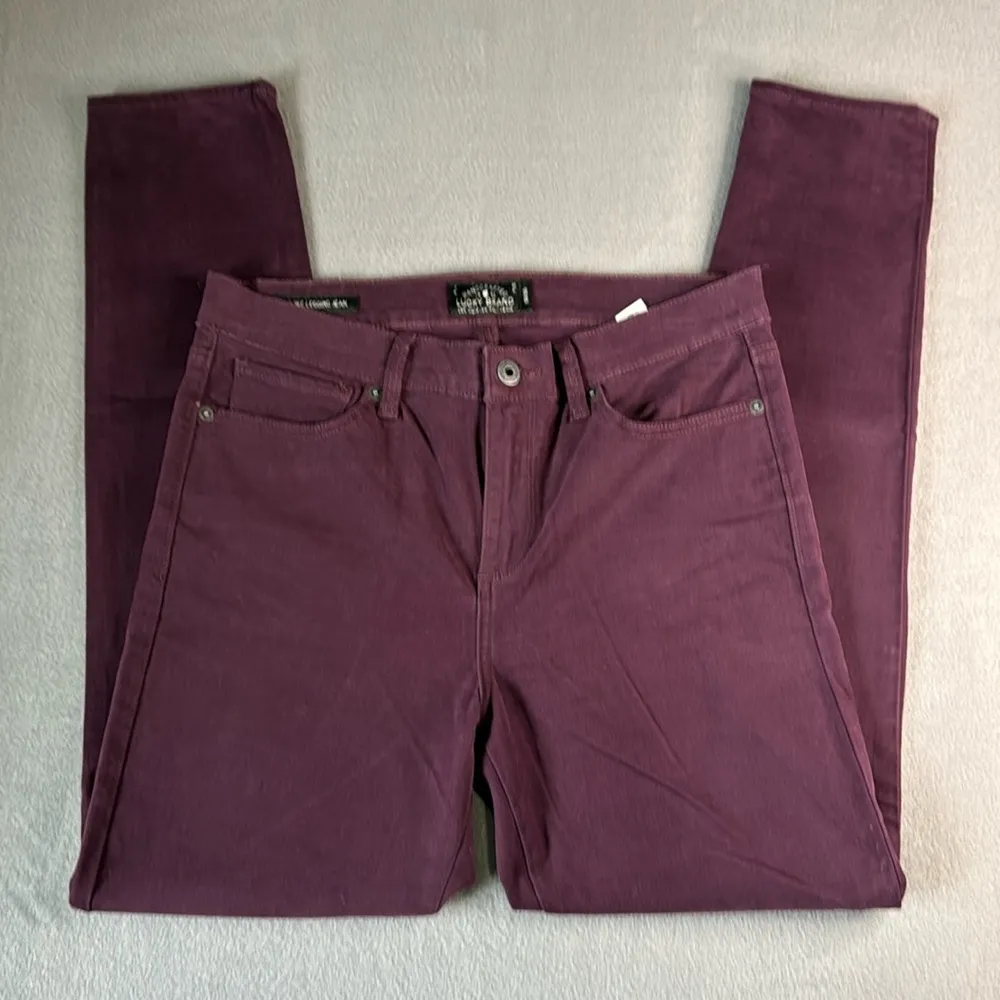 Lucky Brand Women’s Velvety Deep Purple‎ Brooke Stretchy Jeans 10/30 Holiday - Image 15