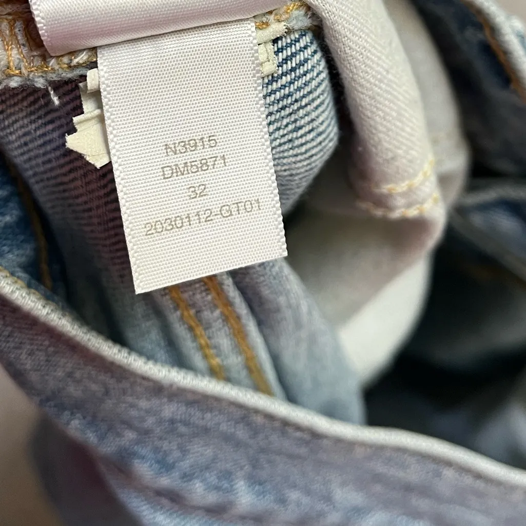 Madewell The Perfect Vintage Straight Jean in Delafield Wash Button-Fly 32 - Image 8