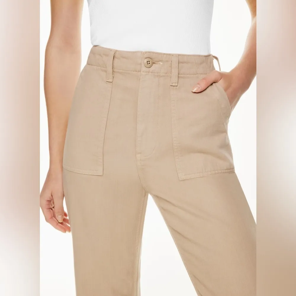 Aritzia DENIM FORUM The '90s Utility Hi-Rise Loose Jean Humus Beige‎ Size 29 - Image 3