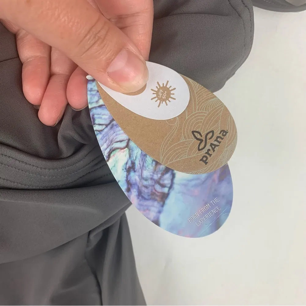 Prana women's small 34D gray new Aelyn One-Piece Swimsuit underwire athletic - Image 5