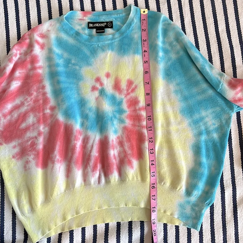 BLANK NYC  Tie Dye Crew Neck Sweater - Image 5