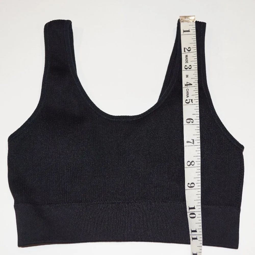 AERIE Black Sport Bra - Size S‎ - Image 6