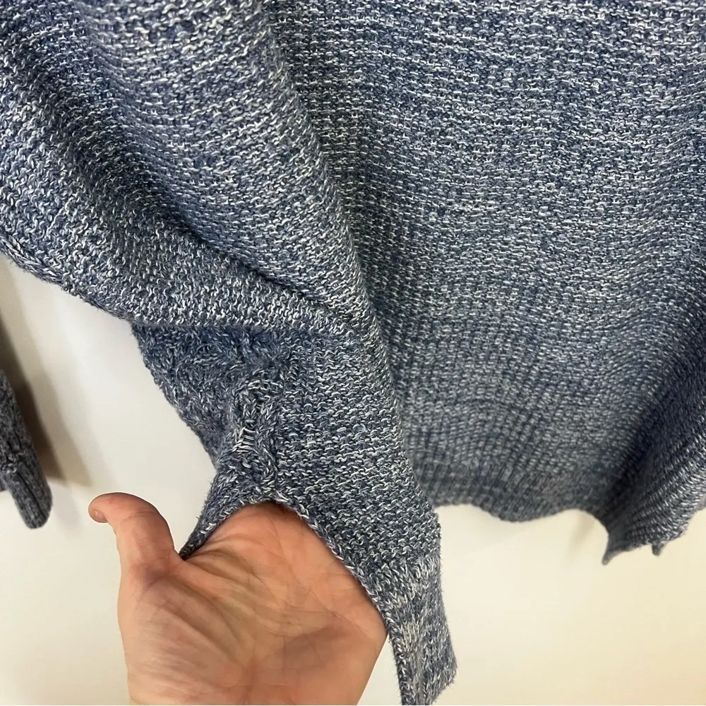 Jeanne Pierre blue knit sweater size XL - Image 4