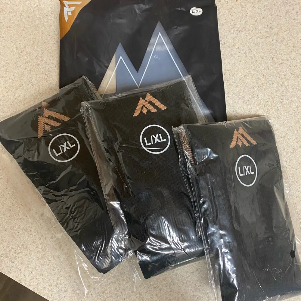 New Fuel Me Foot Copper Compression Socks Black Size L - Image 3