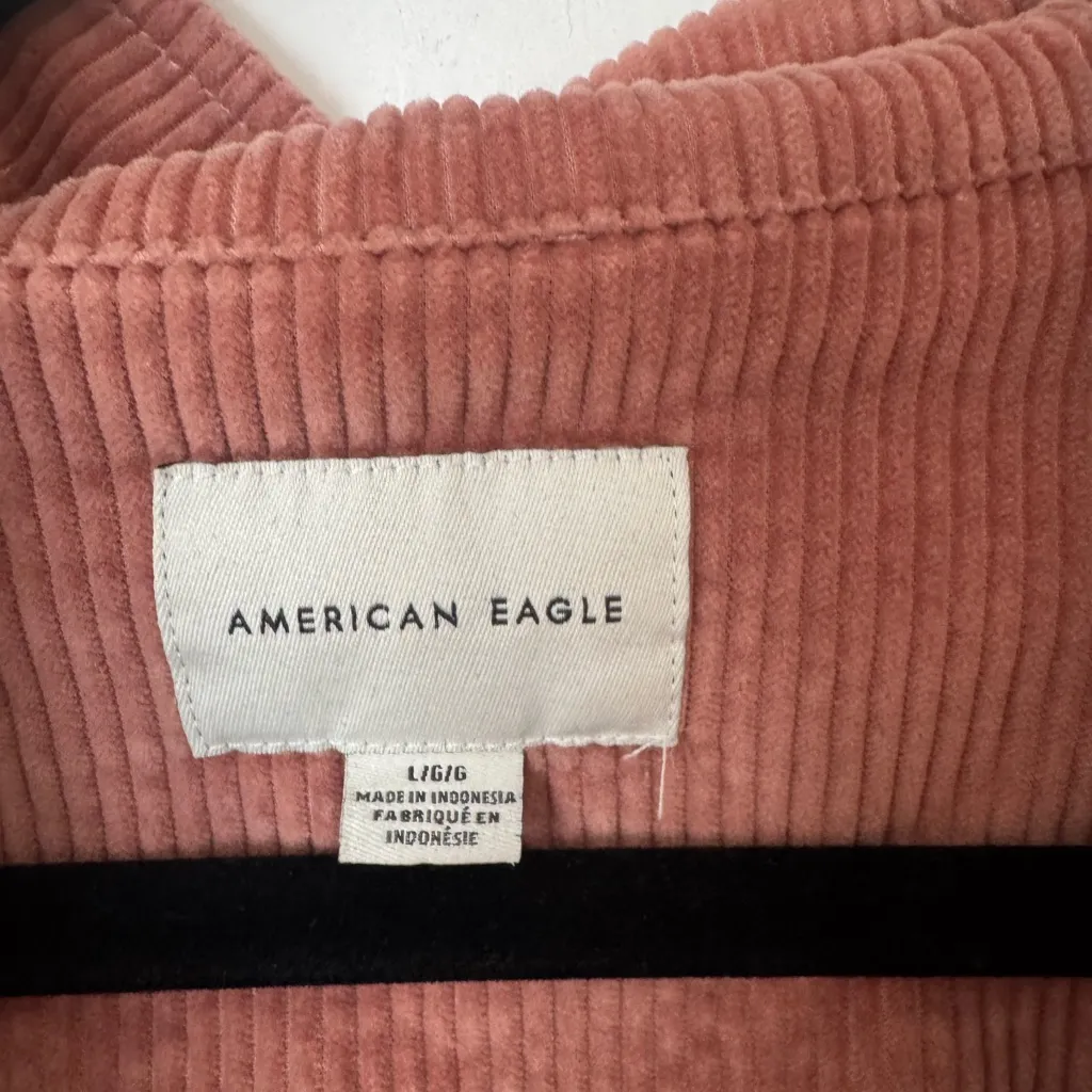 American Eagle Outfitters Pink Corduroy Jacket - Image 4