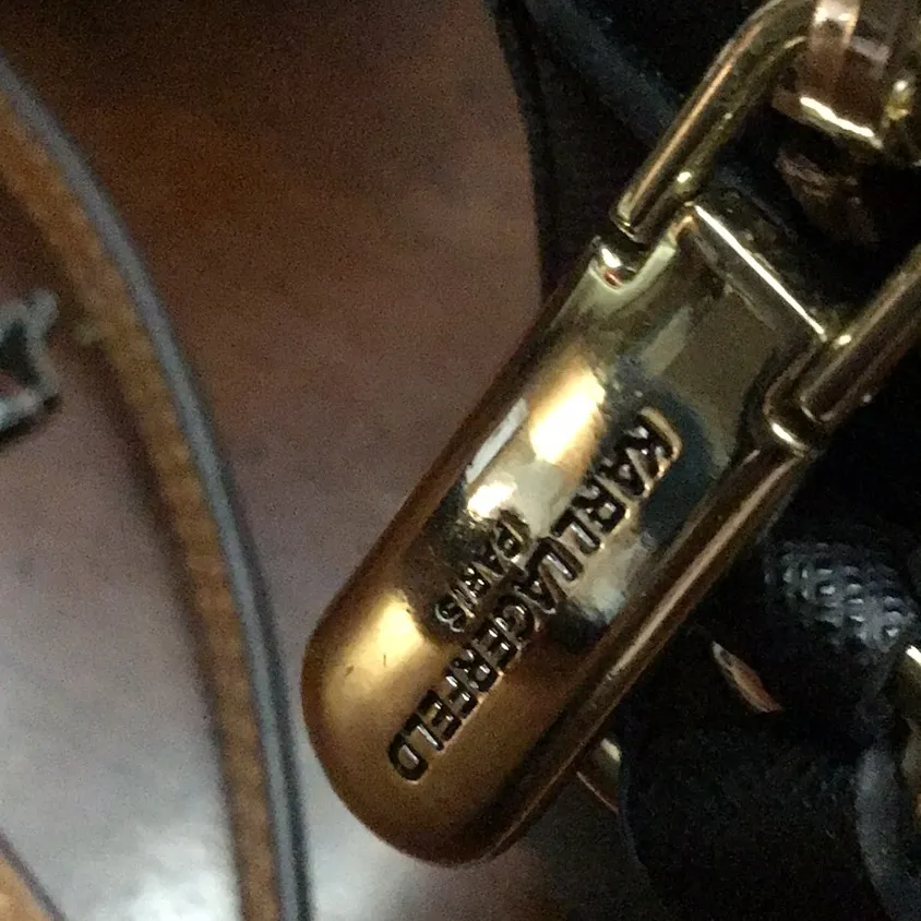 Karl Lagerfeld Paris Purse Maybelle Crossbody Black Cat Rectangular Bag Designer - Image 16