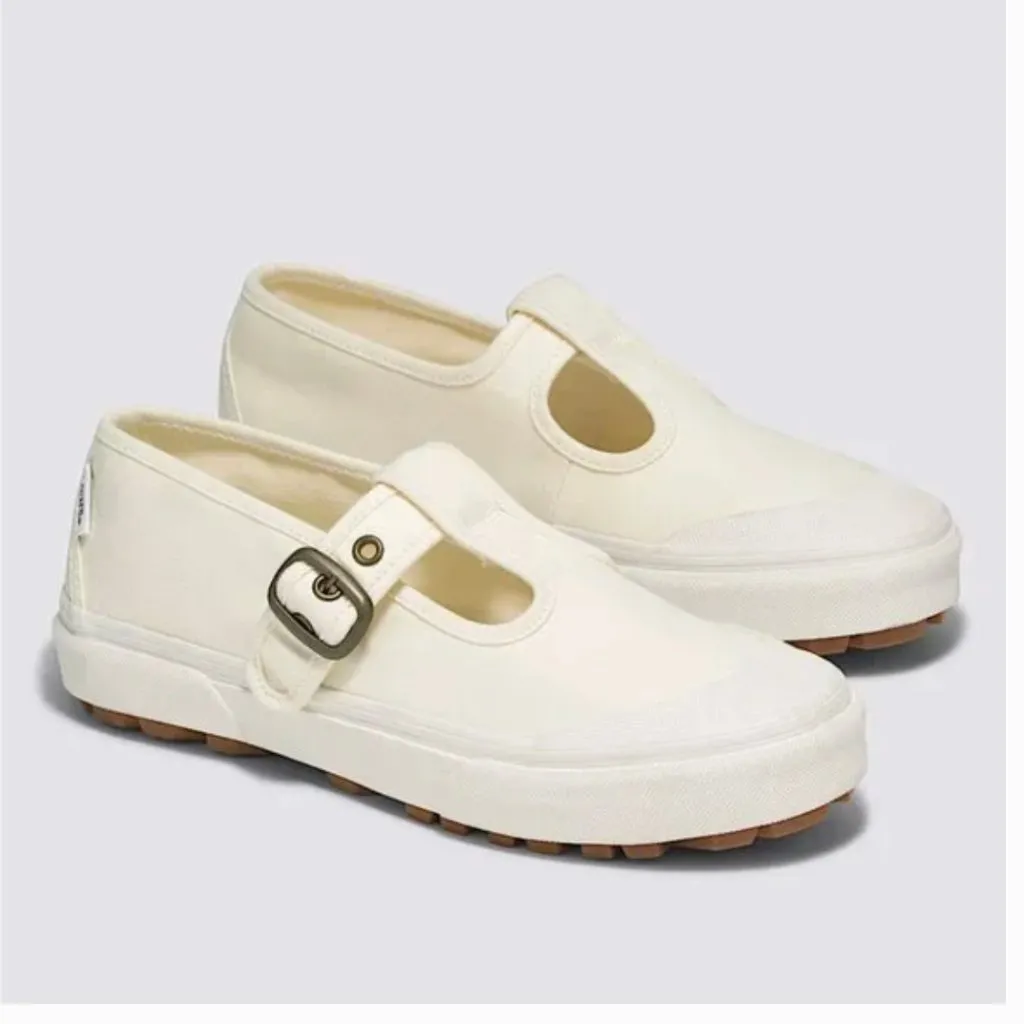 NEW VANS Mary Jane Style 93 Shoe Classic White Chunky Lug Sole M 9.5 W 11 - Image 3