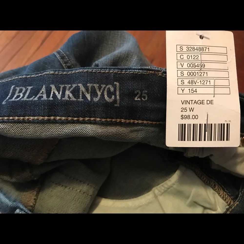 NWT BLANK NYC Denim Joggers Sz25 - Image 3