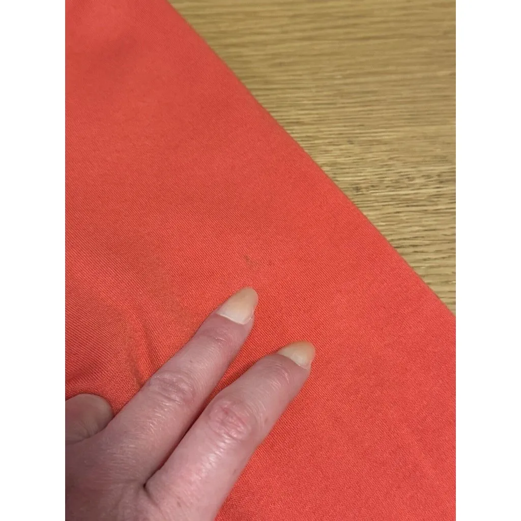 Breckenridge Orange Cardigan Sweater Embroidered Button Up Size PS Cotton/Poly - Image 12