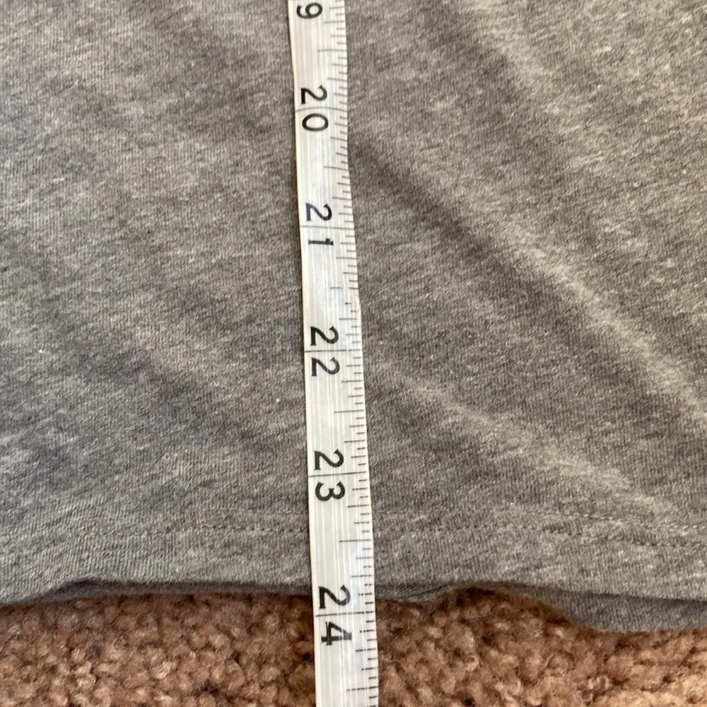 VS Pink x 5th & Ocean Syracuse Orange Football Tee (Sz XS) Heathered Gray Sequin - Image 8