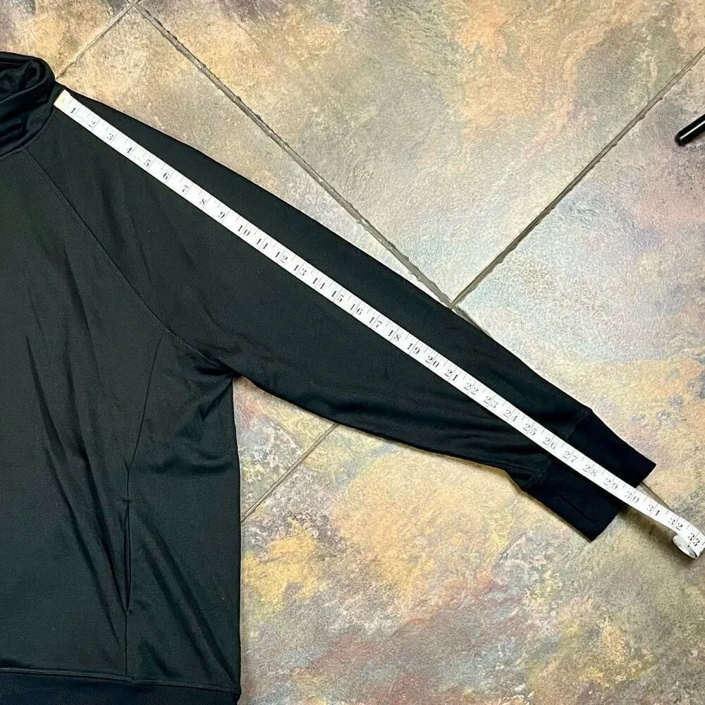 Kinesis Black Turtleneck Front Pocket Thumb Hole Wrist Soft Inside Lining 2X - Image 6