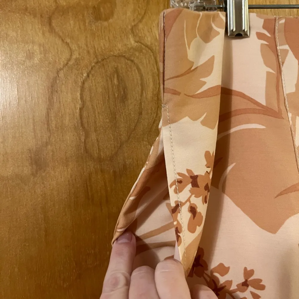 Soft Surroundings Wide Leg Pants Grand Gardens Trousers Leaves NWT Size XL 18 - Image 4