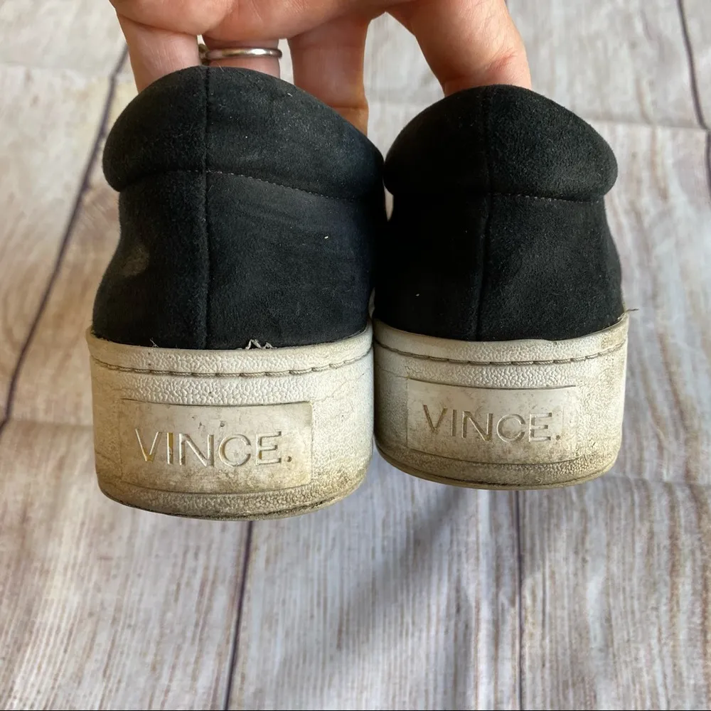 Vince Black Slip On Shoes Sneakers 6 - Image 2