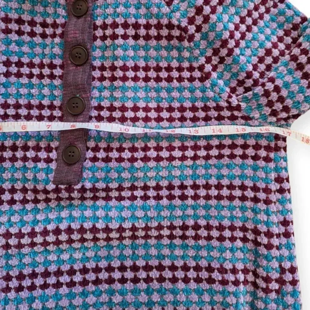 Free People Collared Mini Dress 70s-Inspired Size XS Boho Retro Polo - Image 6