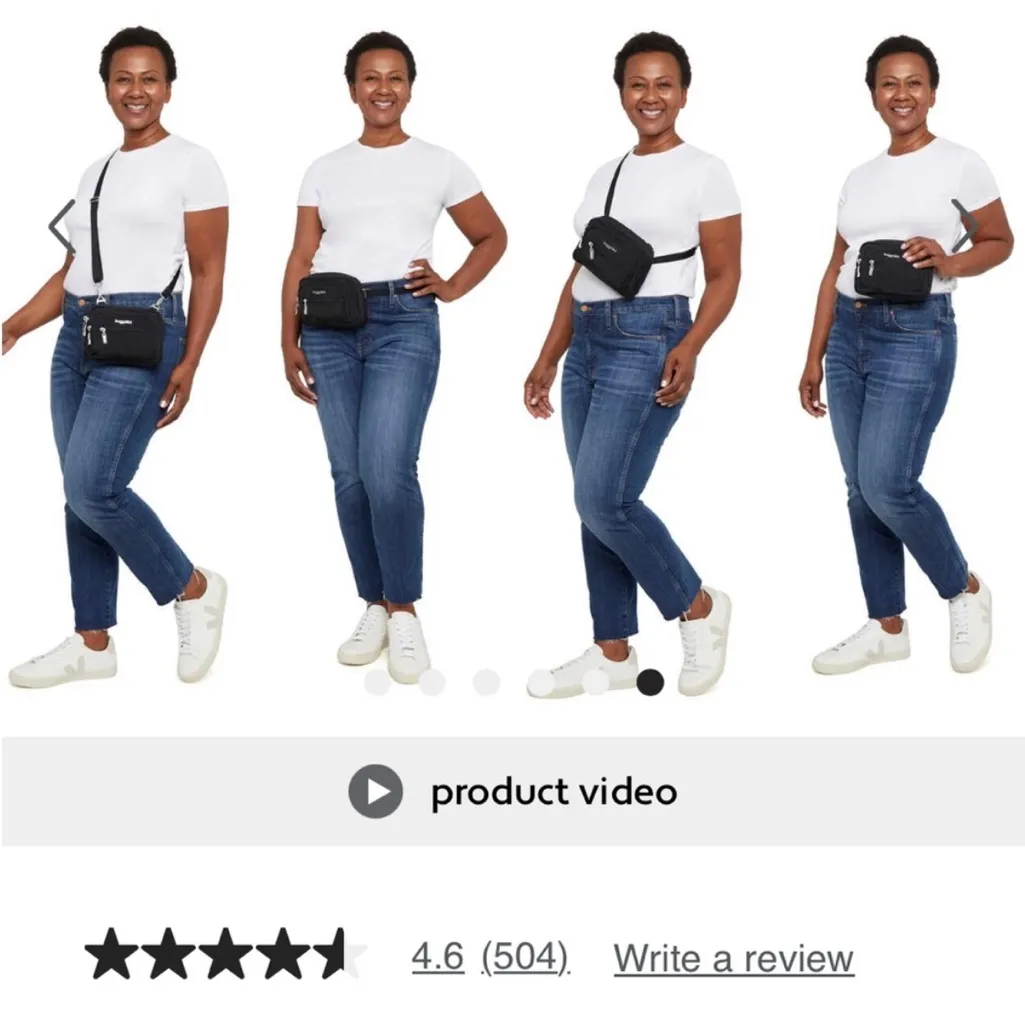 BAGGALINI Charcoal Triple Zip Bag - Image 2