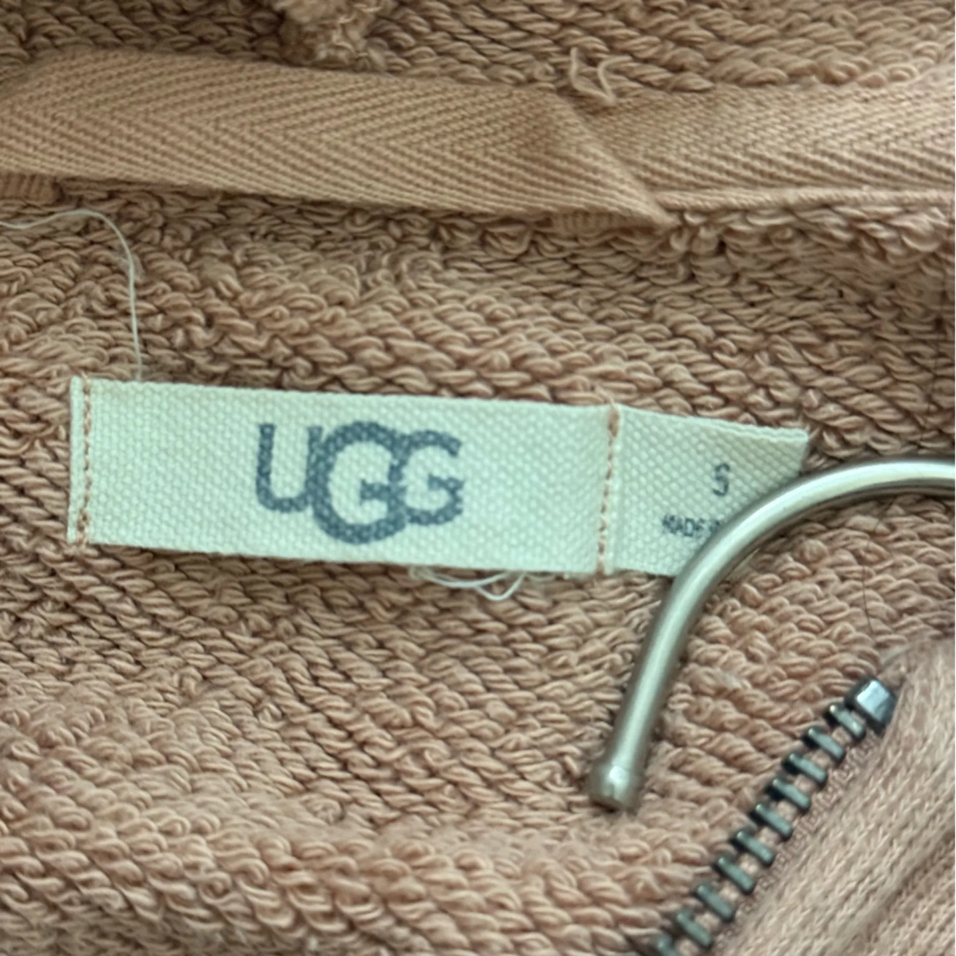 UGG Kaelie Full Zip Hoodie in Beige - Image 4