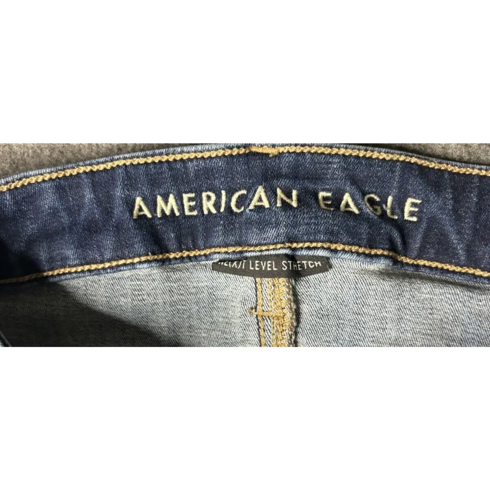American Eagle Next Level Stretch Jeans, Women's Size 2, Blue Denim - Image 4