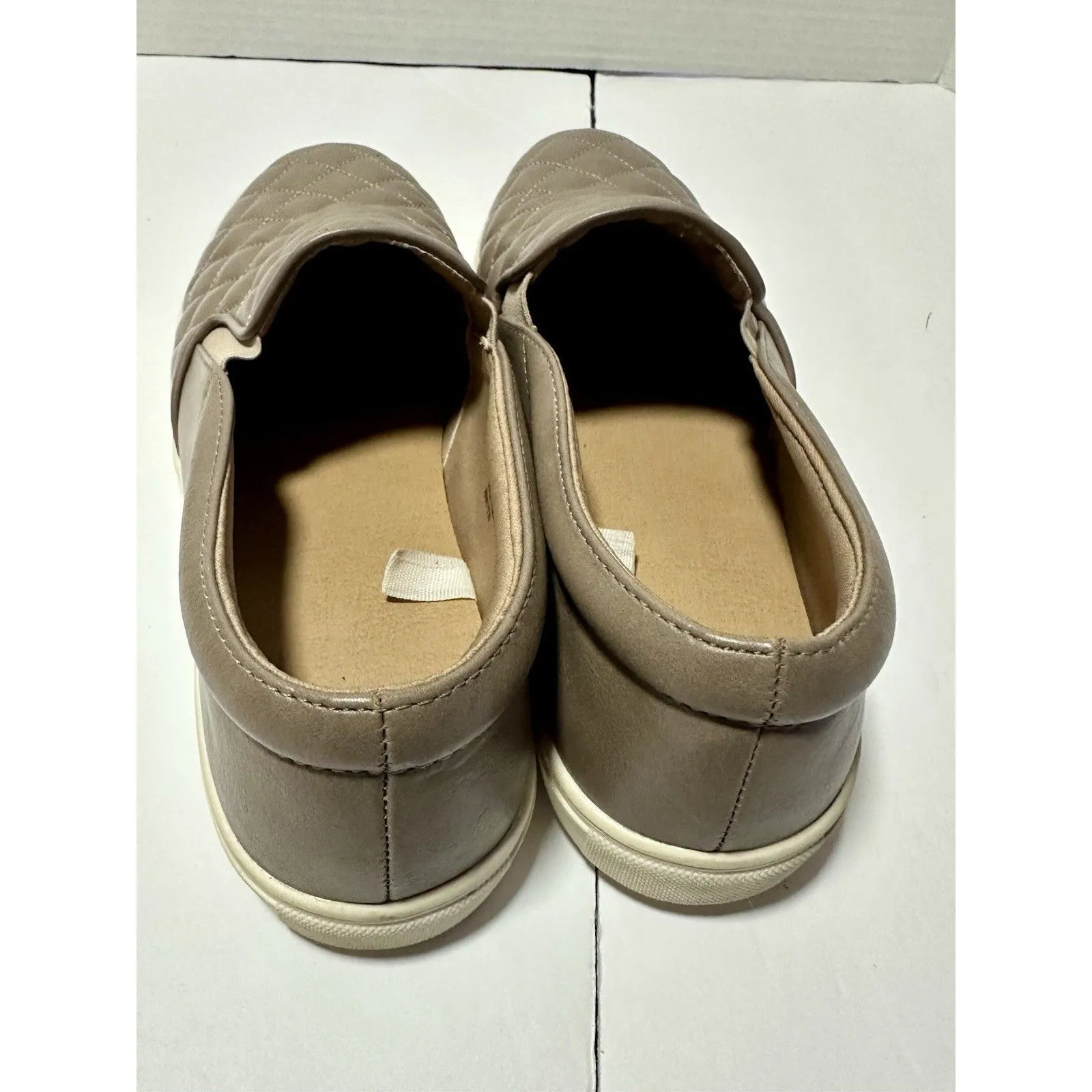 A New Day Slip-on Sneakers Taupe Color Size 10 - Image 4