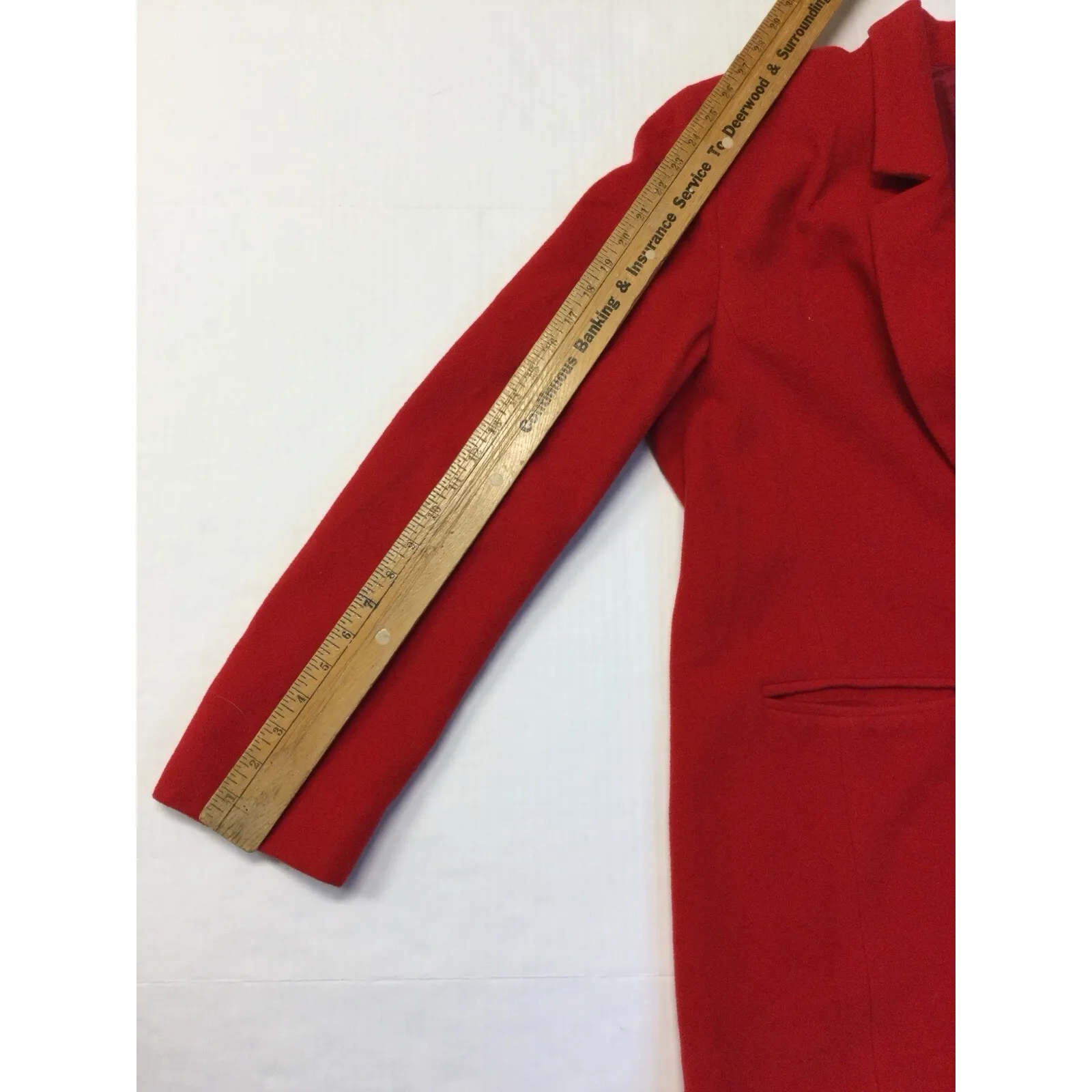 Vintage Mister Leonard Style‎ QM6291S Wool Blazer Red Made in Canada Sz 16 - Image 8