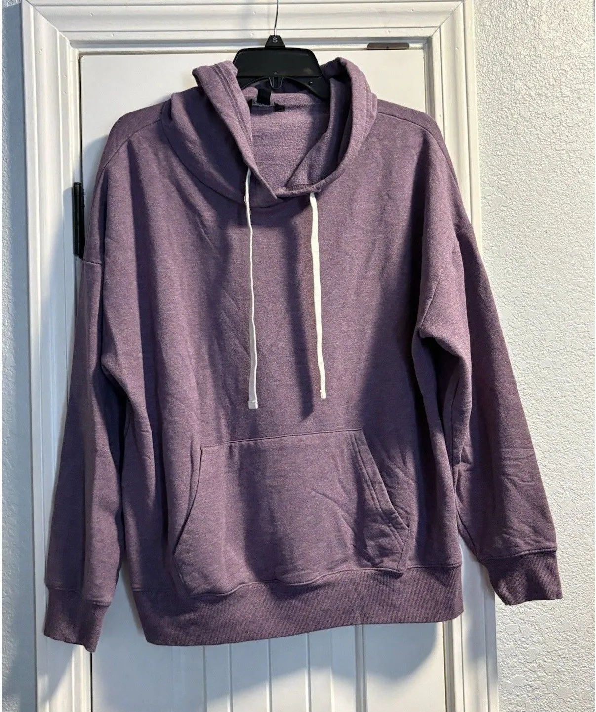 Buffalo David Bitton Hoodie Women Purple Pullover Large - Image 1