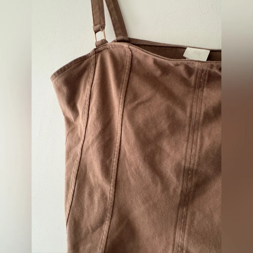 H&M Brown Corset Style Bodysuit - Image 2