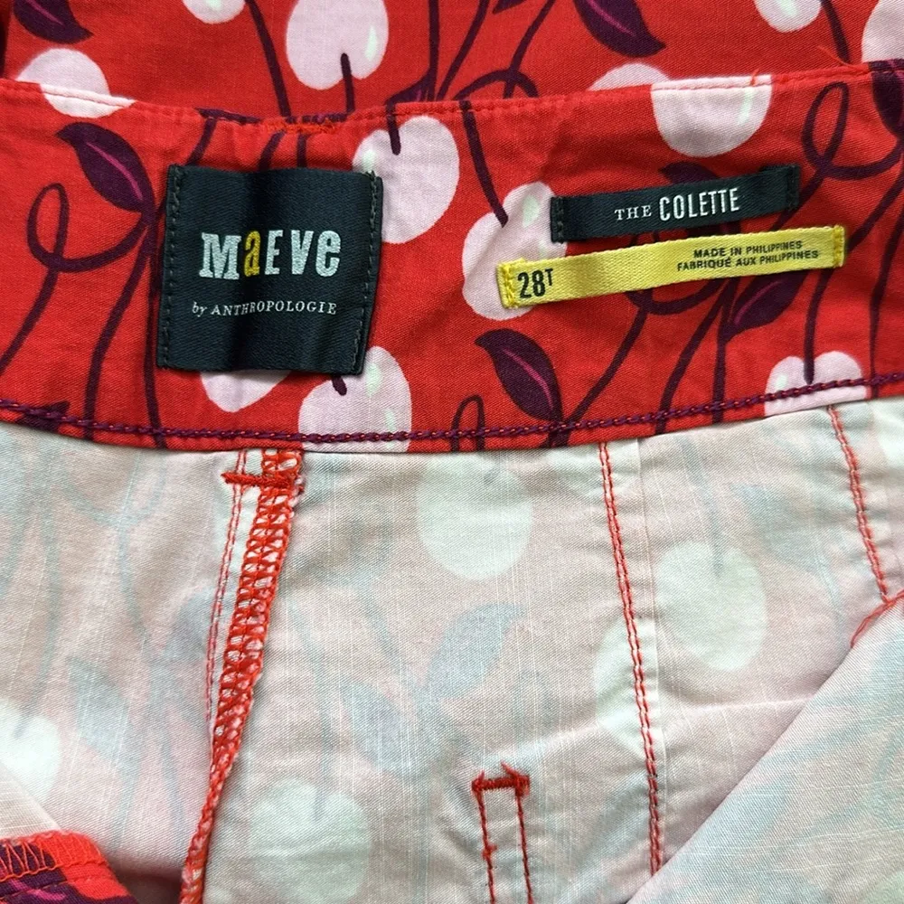 Maeve by Anthropologie The Colette Cherries Wide-Leg Pants - Image 9