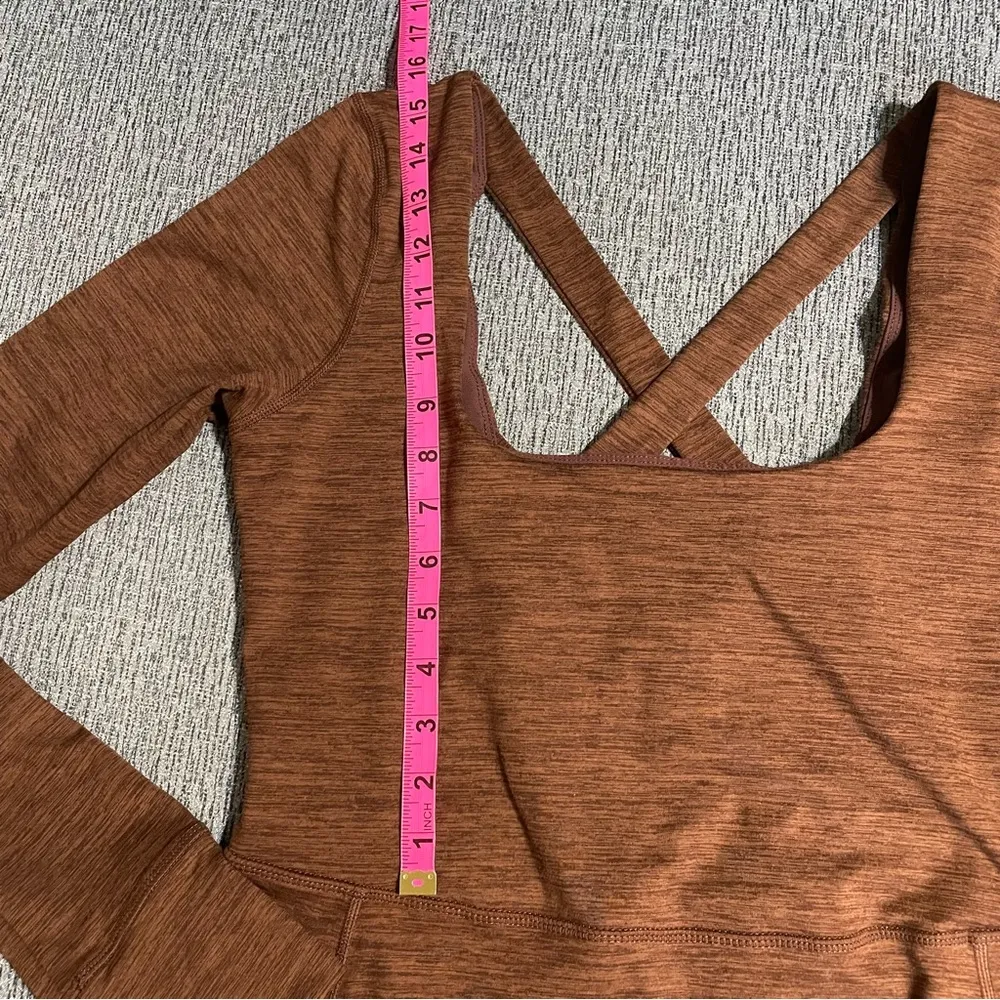 Free People Movement Relieve Crossback Jumpsuit Brown Size L - Image 15