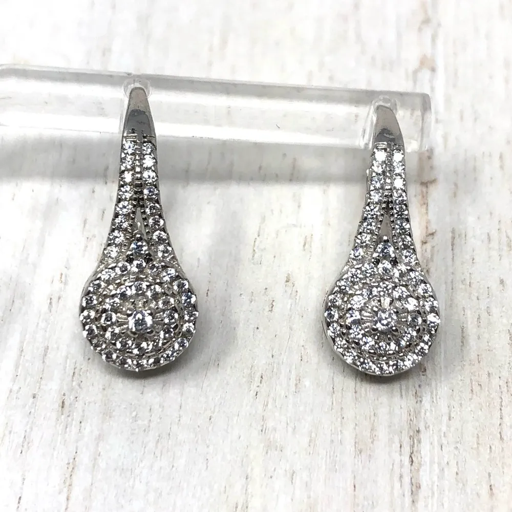 Elements SWAROVSKI Crystal  sterling silver earrings - Image 5