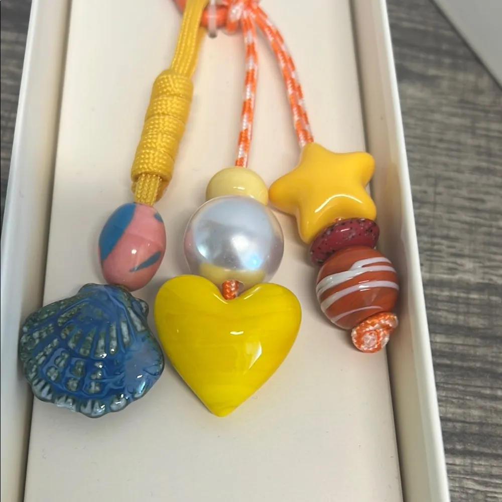 Macrae Bright Bag Charm 💛🧡 Orange - Image 6