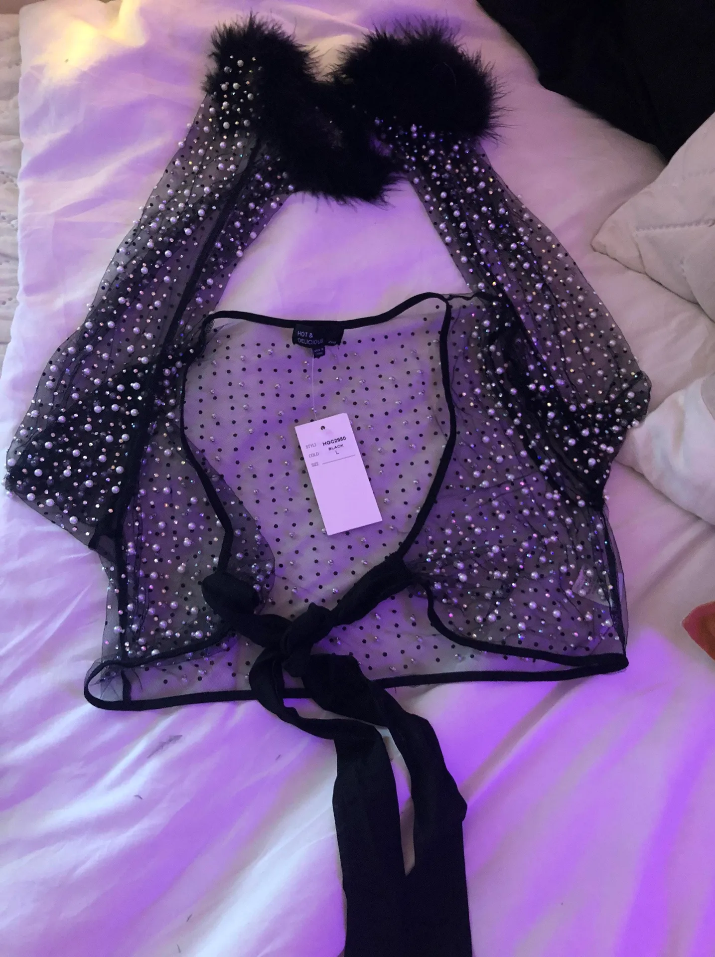 iHeartRaves Mesh Two Piece Set - Image 4