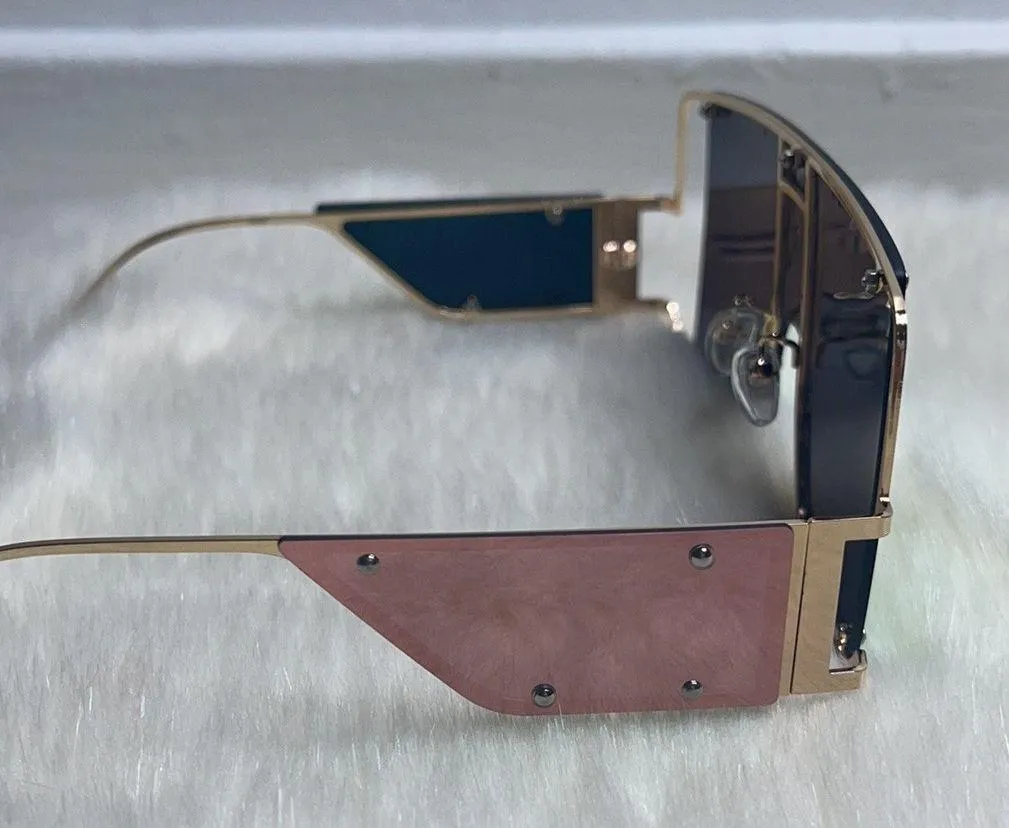 Rose gold Mirror Sunglasses - Image 5