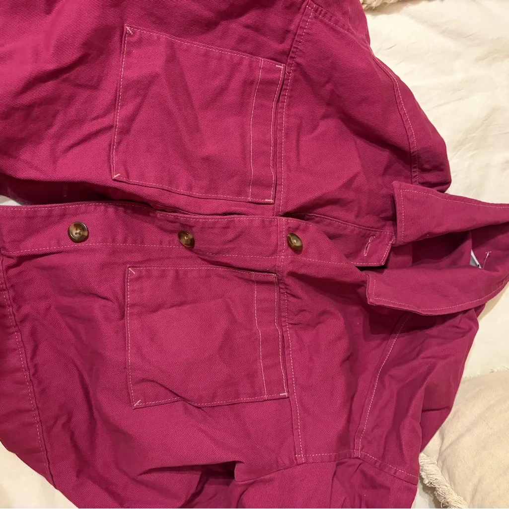 Old Navy  Cropped Utility Jacket size XL - Image 2