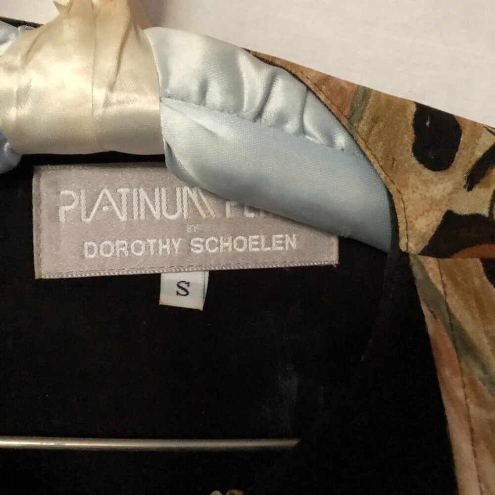 Vintage Platinum Dorothy Schoelen Skirt Set Jacket Top Skirt 2 pcs Sz S Bundle Brown - Image 12