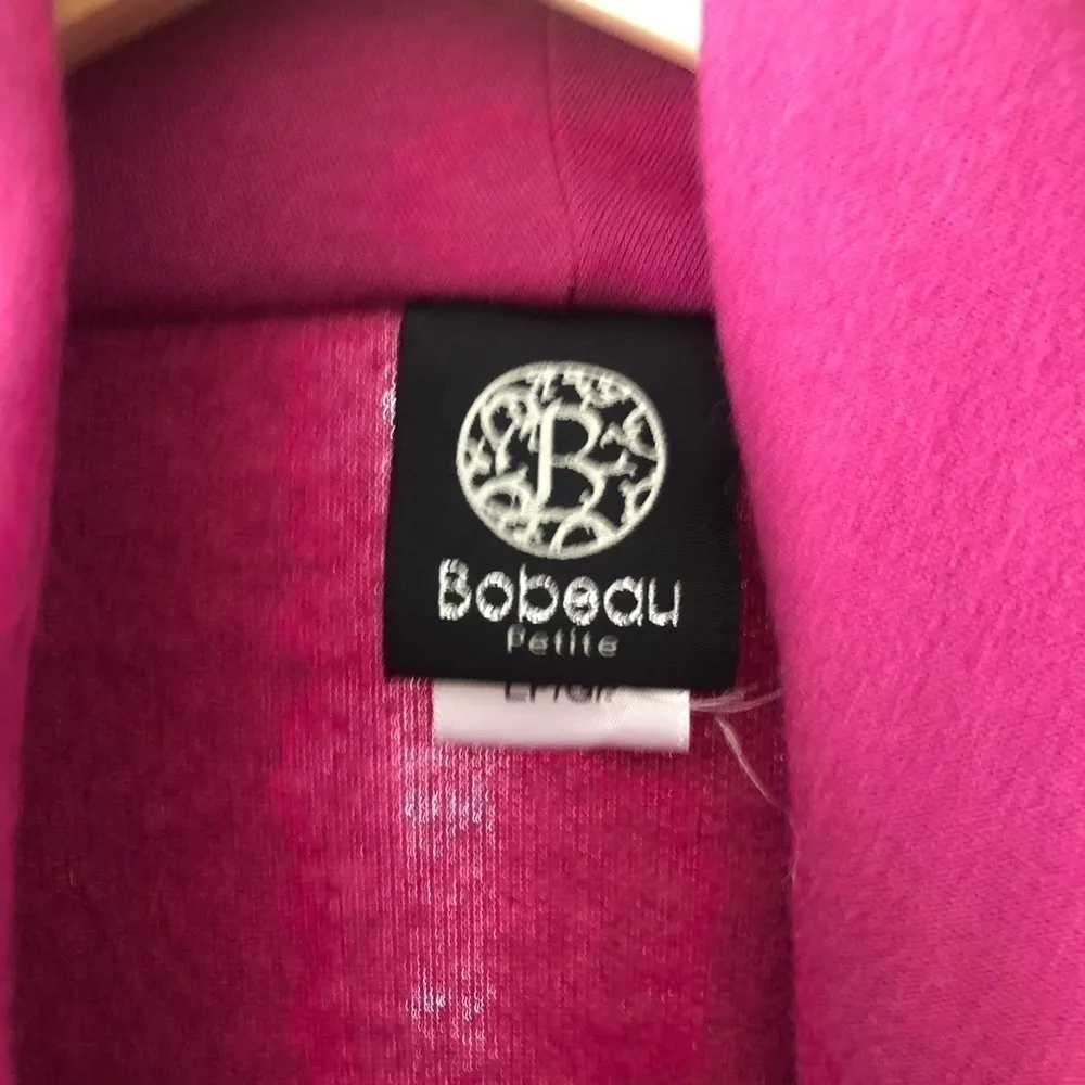 Bobeau  Purple Single Button Draped Jacket - Image 6