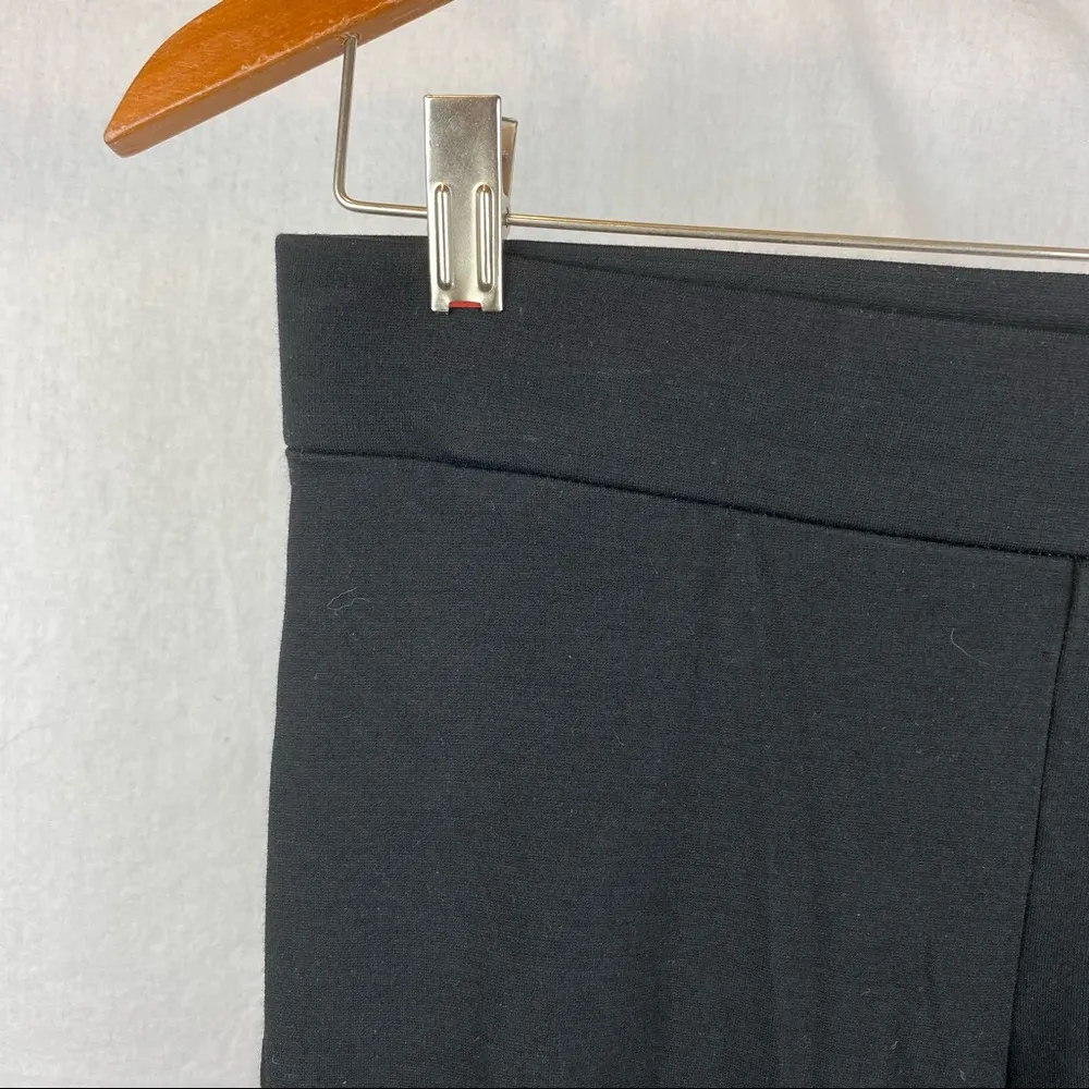 Boston Proper Black Flair Hem Mid Rise Pants XS - Image 4