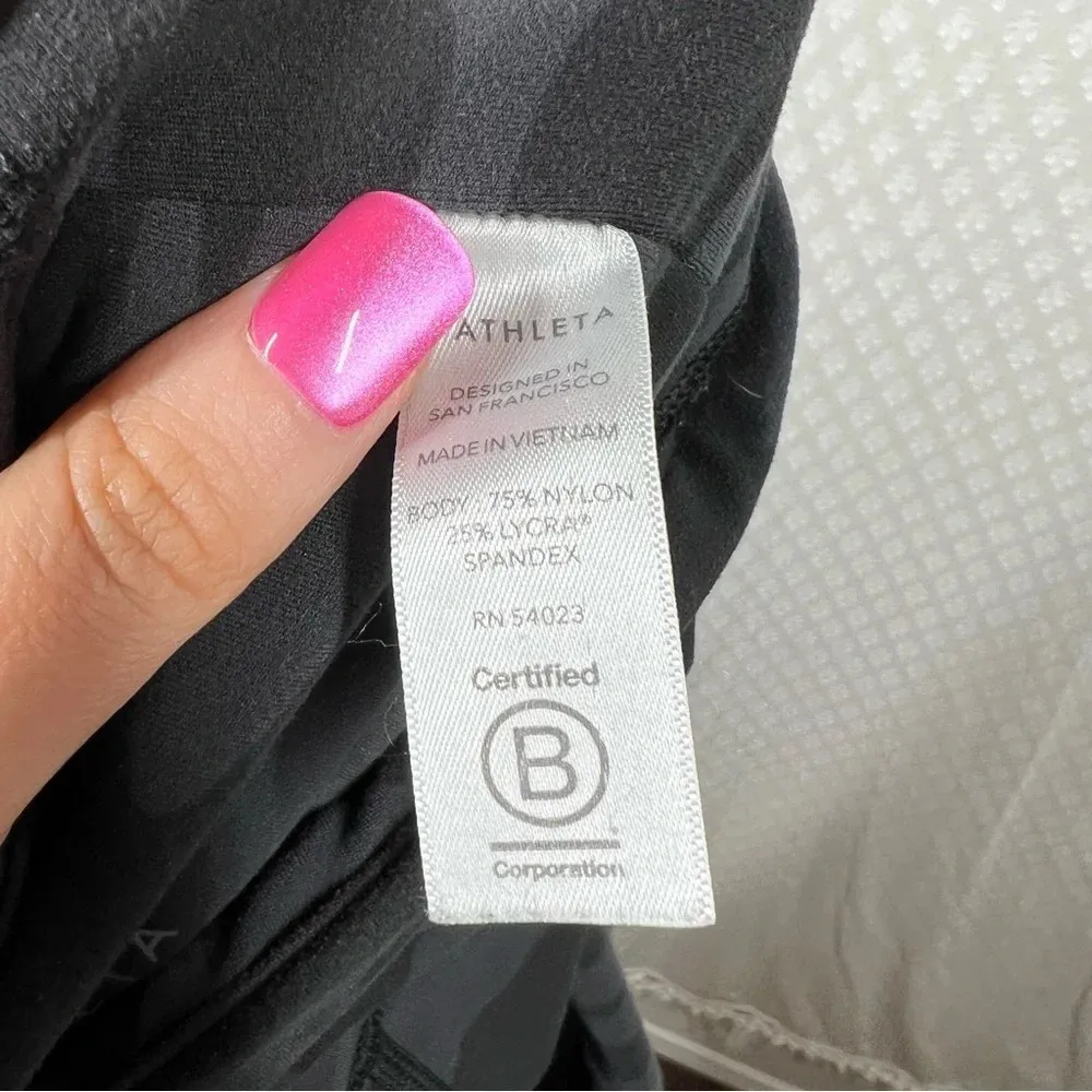 Athleta Black Elation‎ Camo Print 7/8 Leggings - Image 6