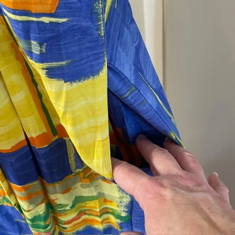 Jams World Vintage 90's Low Tide Janice Tank Pocket Midi Dress Small - Image 3