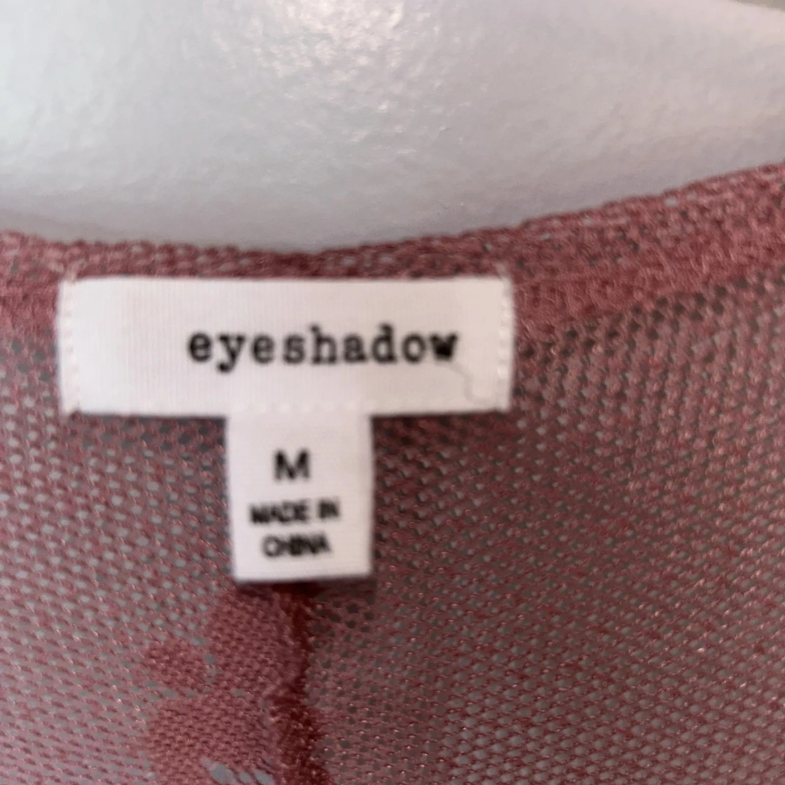 Asymmetrical Mauve Lace Cardigan Fairy Whimsigoth Boho Cottagecore Size Medium Pink - Image 5