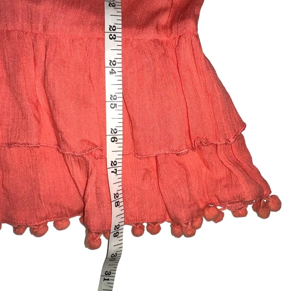 Lovers + Friends Tropical Oasis Cold Shoulder Mini Dress in Coral SMALL - Image 8