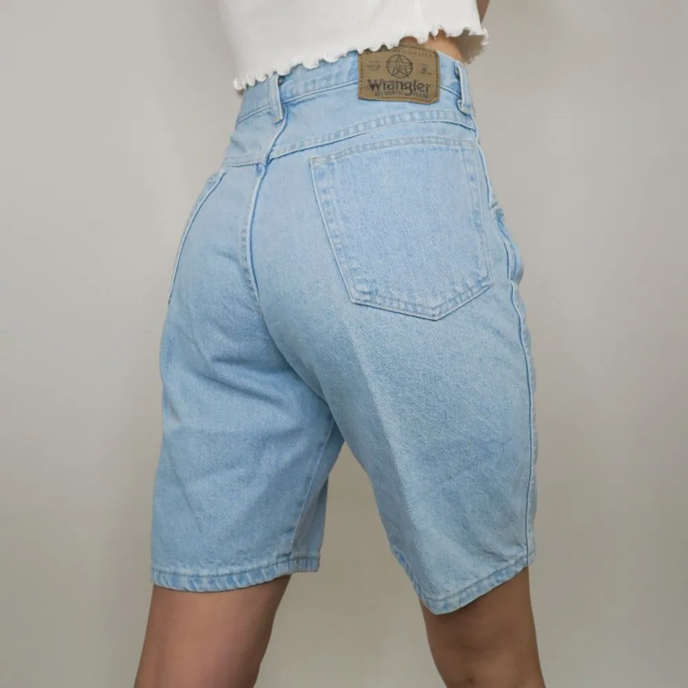 Vintage Wrangler High Waisted Denim Shorts - Image 4