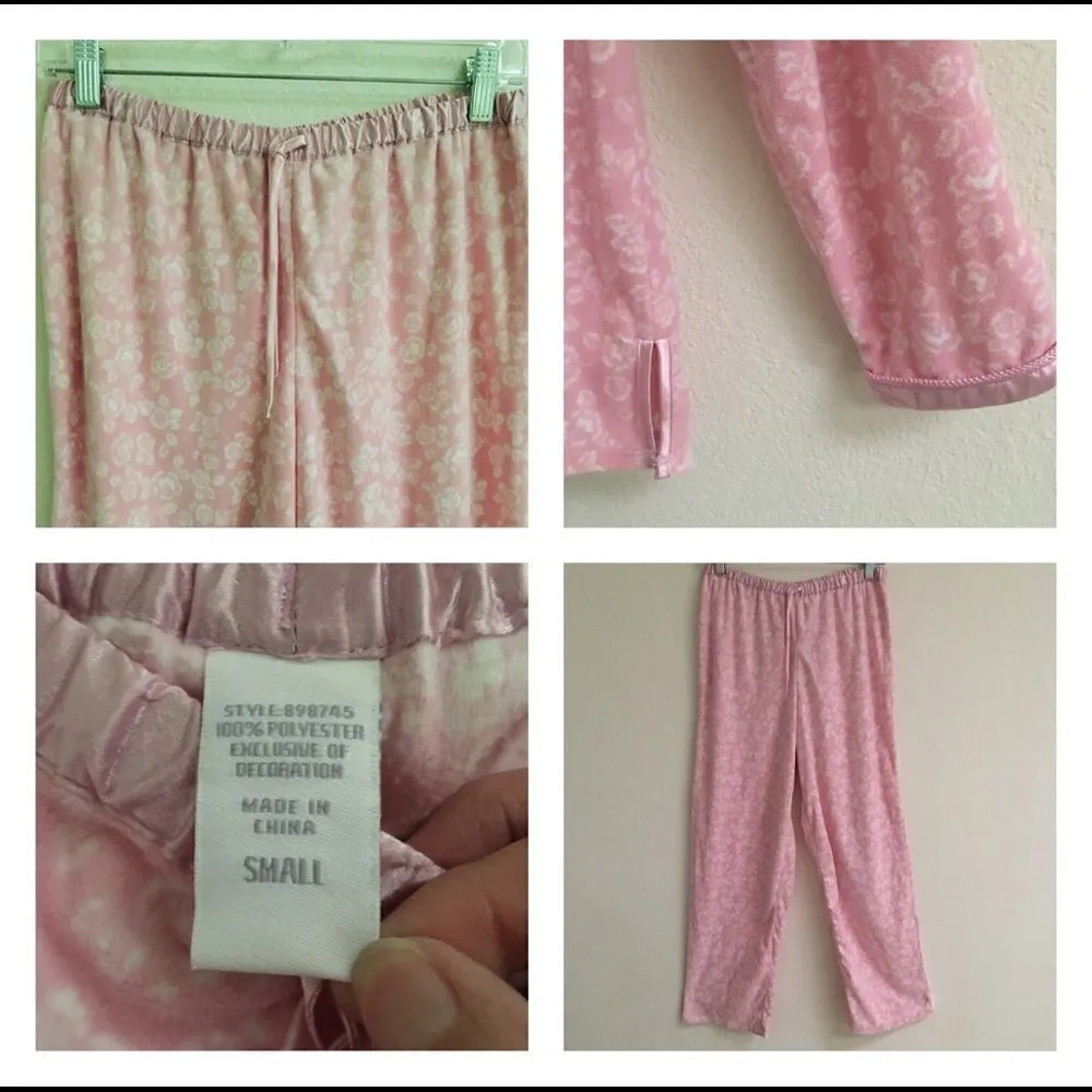 American Eagle  Aria pink fleece pajama set S - Image 7