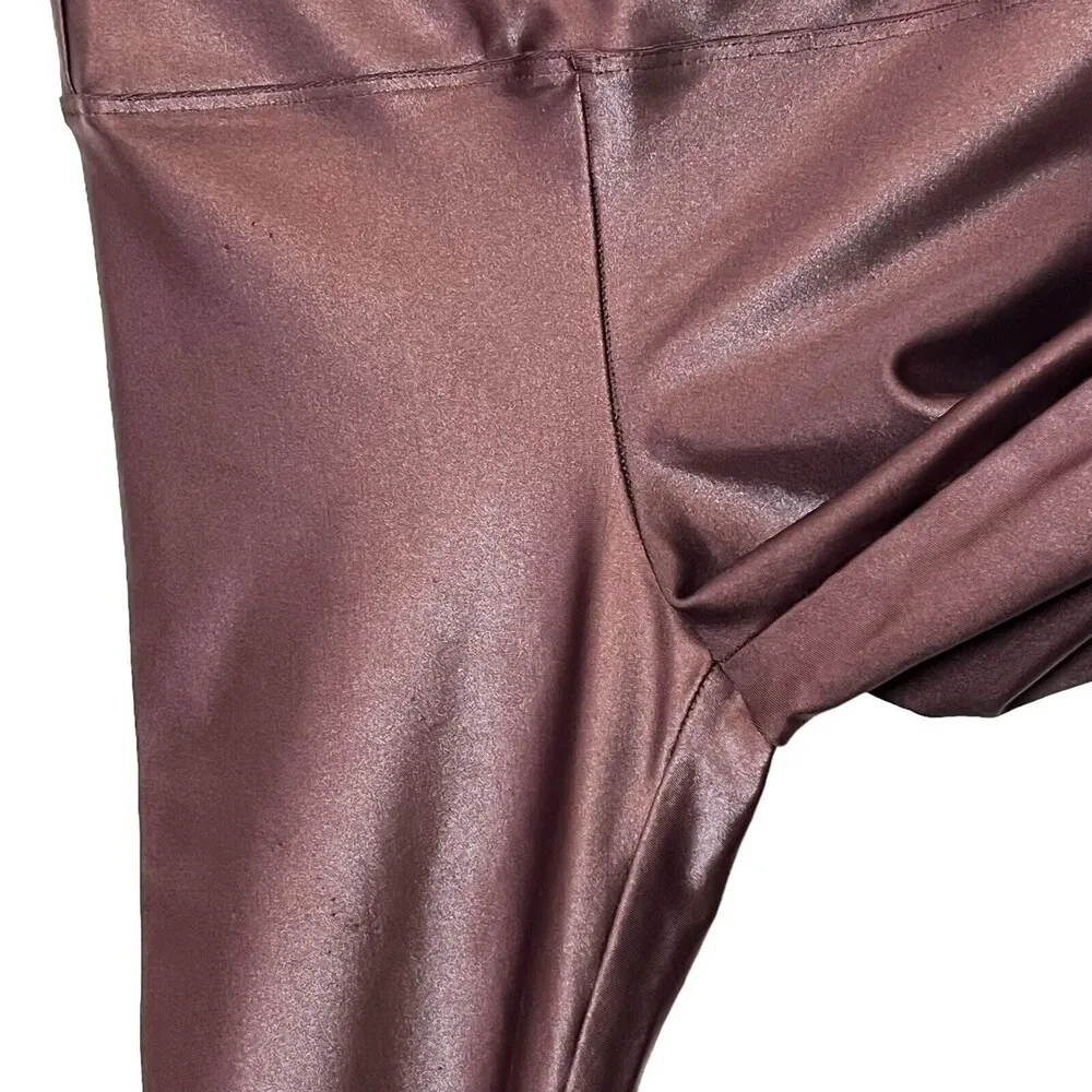 Koral Lustrous High Rise Legging Bordeaux Yoga Exercise Workout Gym Size XS - Image 5