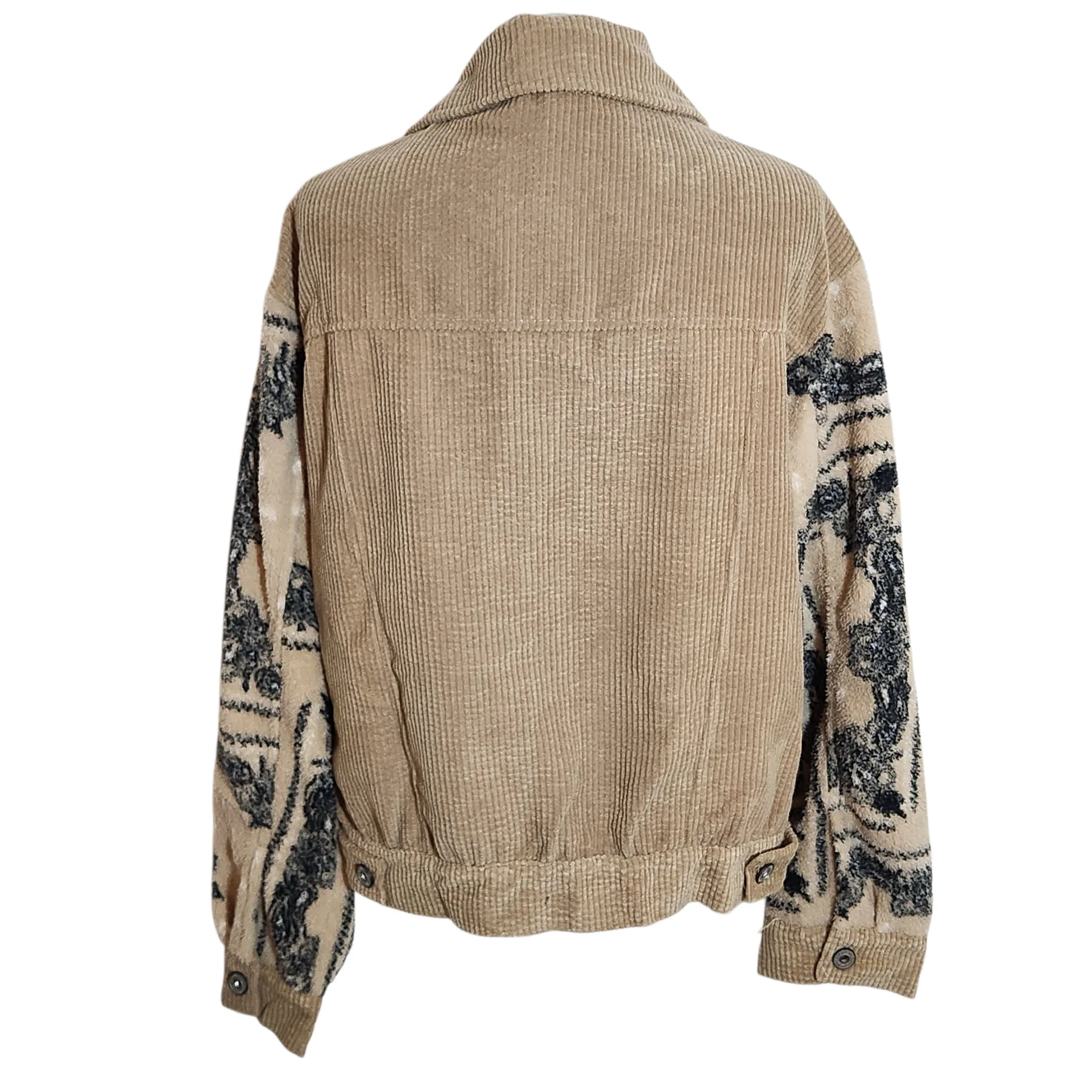 Umgee Tan Corduroy Shacket Jacket Size Large NWT Boho Tan Shacket - Image 2