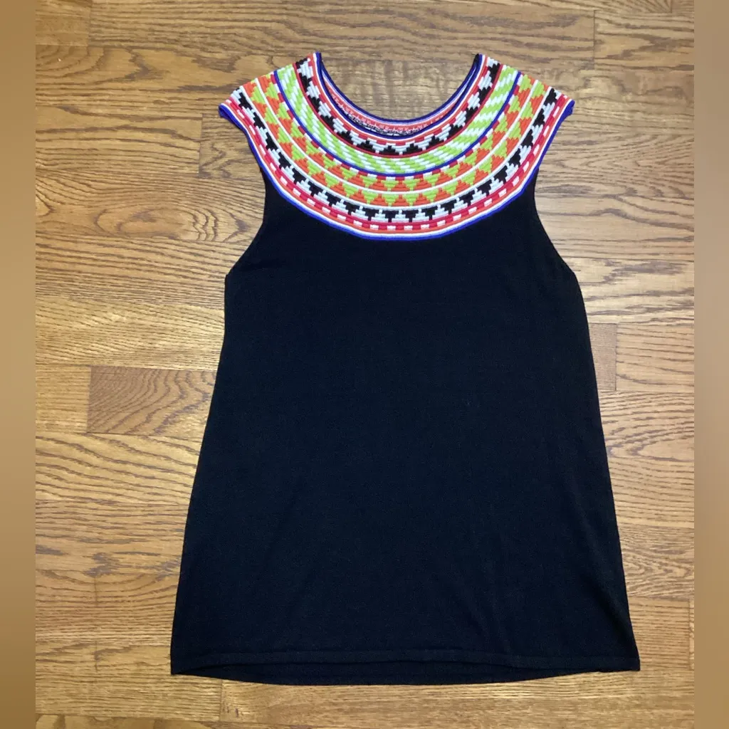 Soft Surroundings Carnival knit top. Size medium - Image 2